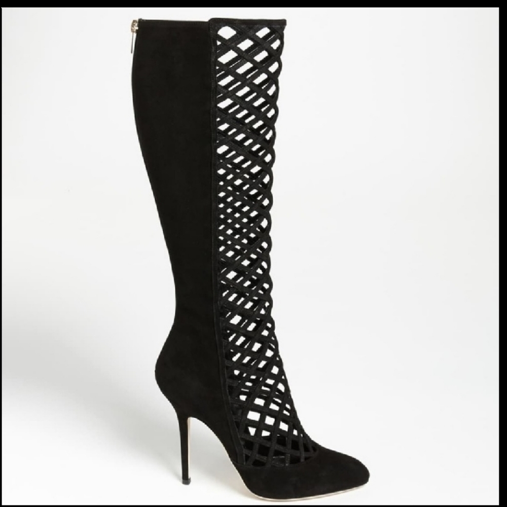 Jimmy Choo Delta Knee High Boots size 37